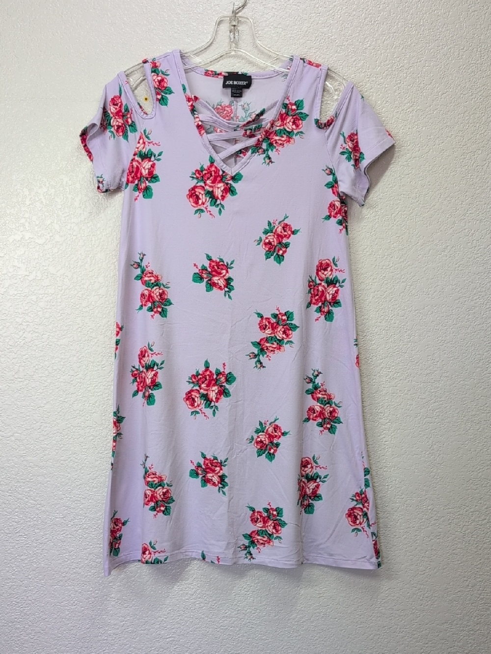 Joe Boxer, Floral Kids Dress,Colors: Purple,Pink, Green/ Size Small